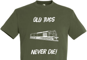 Old Tugs Never die Army Green T-Shirt