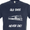 Old Tugs Never die Navy Blue T-Shirt Old Tugs Never die Navy Blue T-Shirt