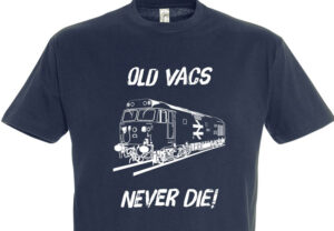 Old Vacs Never die 50013 Plain Navy Blue T-Shirt Old Vacs Never die 50013 Plain Navy Blue T-Shirt