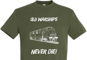 Old Warships Never die Plain Army Green T-Shirt