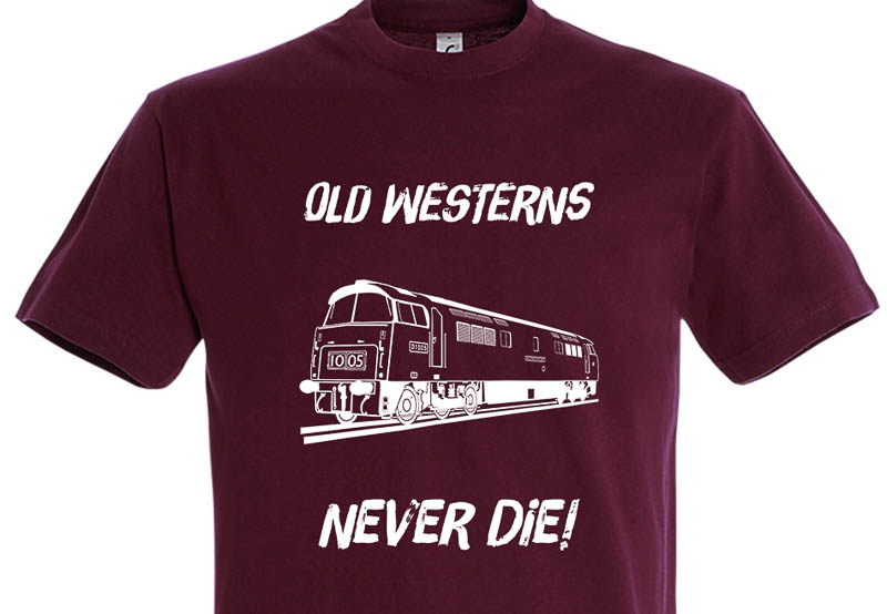 Old Westerns Never die plain Burgundy T-Shirt Old Westerns Never die plain Burgundy T-Shirt