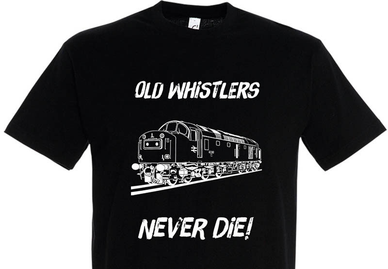 Old Whistlers Never die plain Black T-Shirt Old Whistlers Never die plain Black T-Shirt