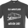Old Whistlers Never die plain Dark Grey T-Shirt Old Whistlers Never die plain Dark Grey T-Shirt