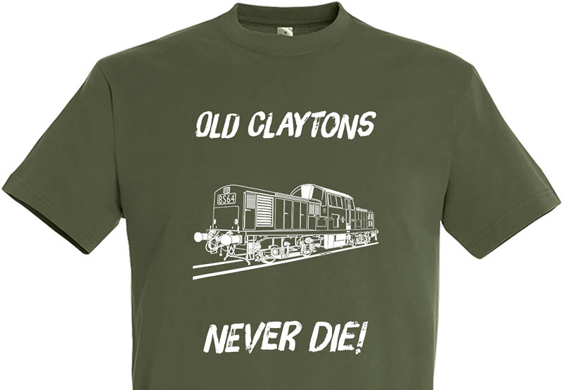 Old Claytons Never die plain Army Green T-Shirt Old Claytons Never die plain Army Green T-Shirt