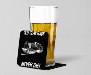 Old Claytons Never Die Laser Etched Acrylic Coaster