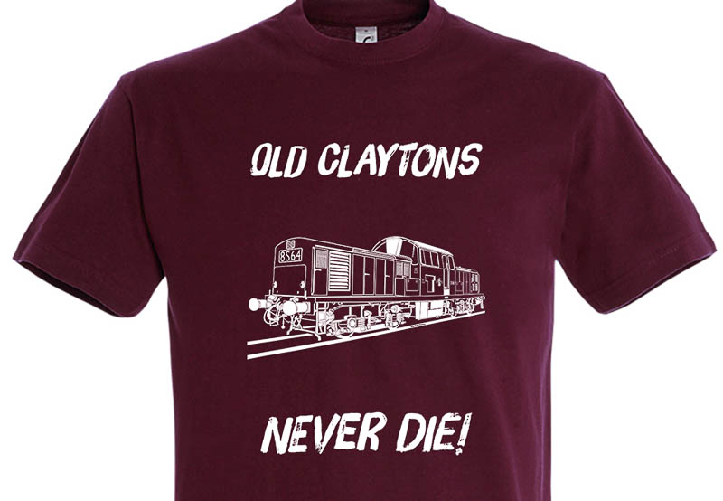 Old Claytons Never die plain Burgundy T-Shirt Old Claytons Never die plain Burgundy T-Shirt