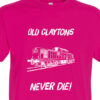 Old Claytons Never die plain Fuschia Pink T-Shirt Old Claytons Never die plain Fuschia Pink T-Shirt