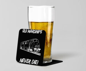 Old Warships Never Die Laser Etched Acrylic Coaster